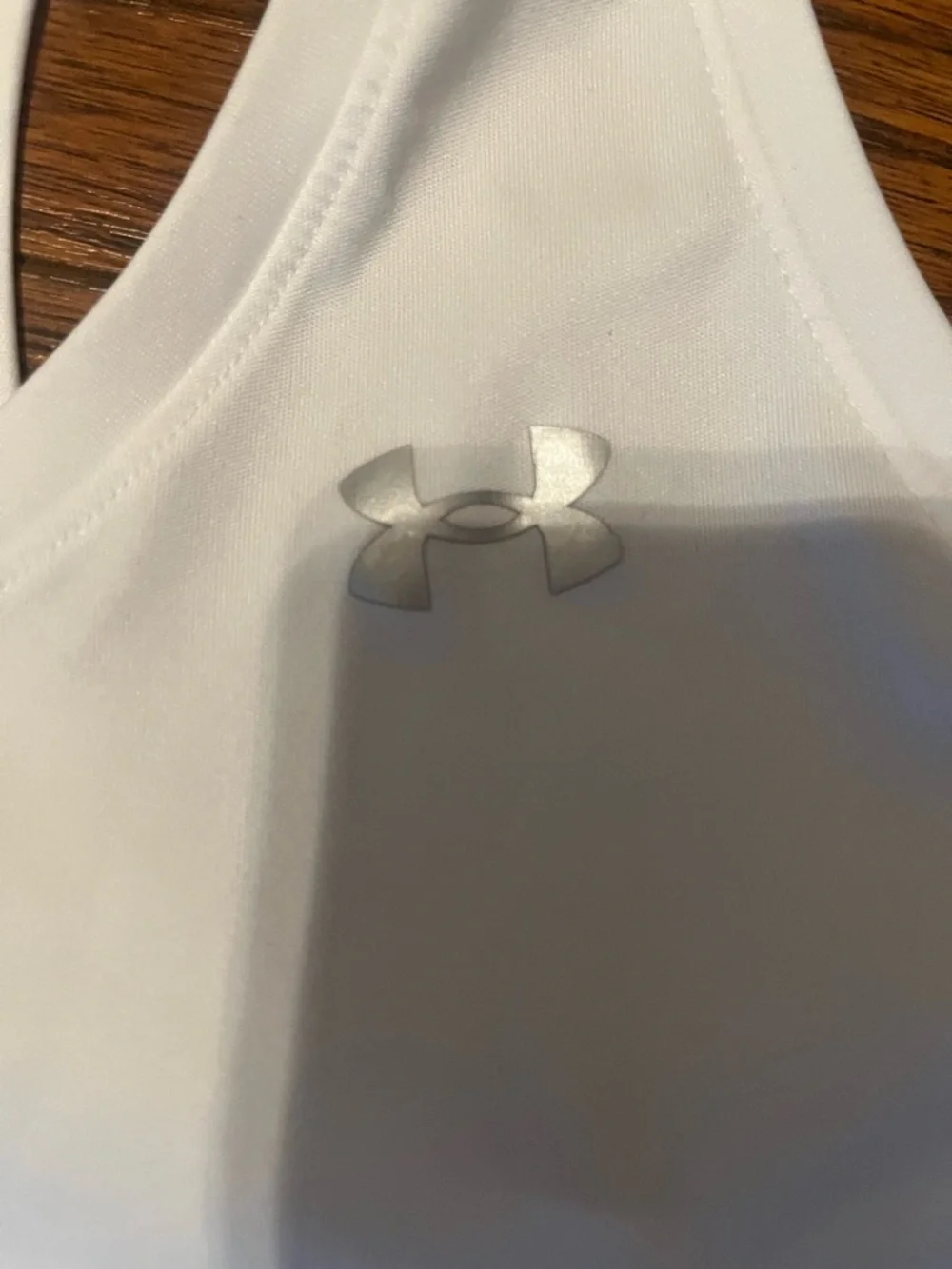 Under Armour White Performance Racerback Tank - Picture 3 of 3